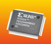 MICRO CONTROLLER XILINX XC5204-PQ100AKM 100PIN FPGA